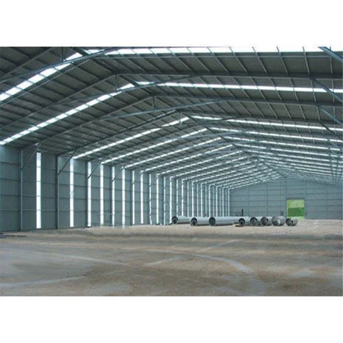 Prefabricated Industrial Shed - Color: White