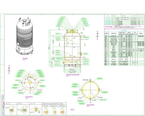 High Pressure Air Receiver Tank