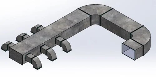 Industrial Ducting Systems - Color: Grey
