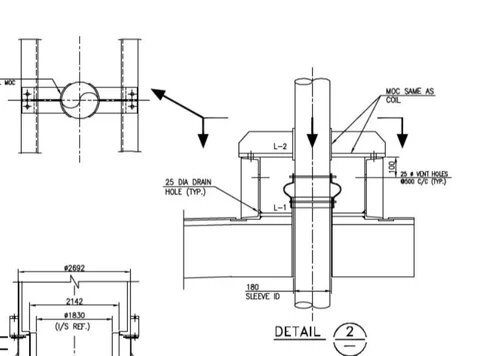 Industrial Gas Flare - Capacity: 4000 M3/hr M3/hr