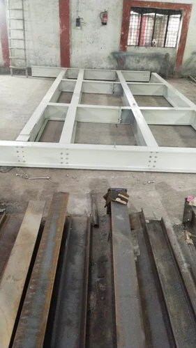 Mild Steel Structural Beam - Color: Metallic Silver