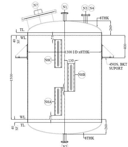 Pressure Vessel Steam Jacket