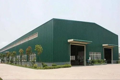 Prefabricated Warehouse Shed - Color: Green