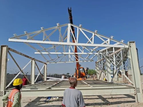 Factory Shed Construction - Color: White