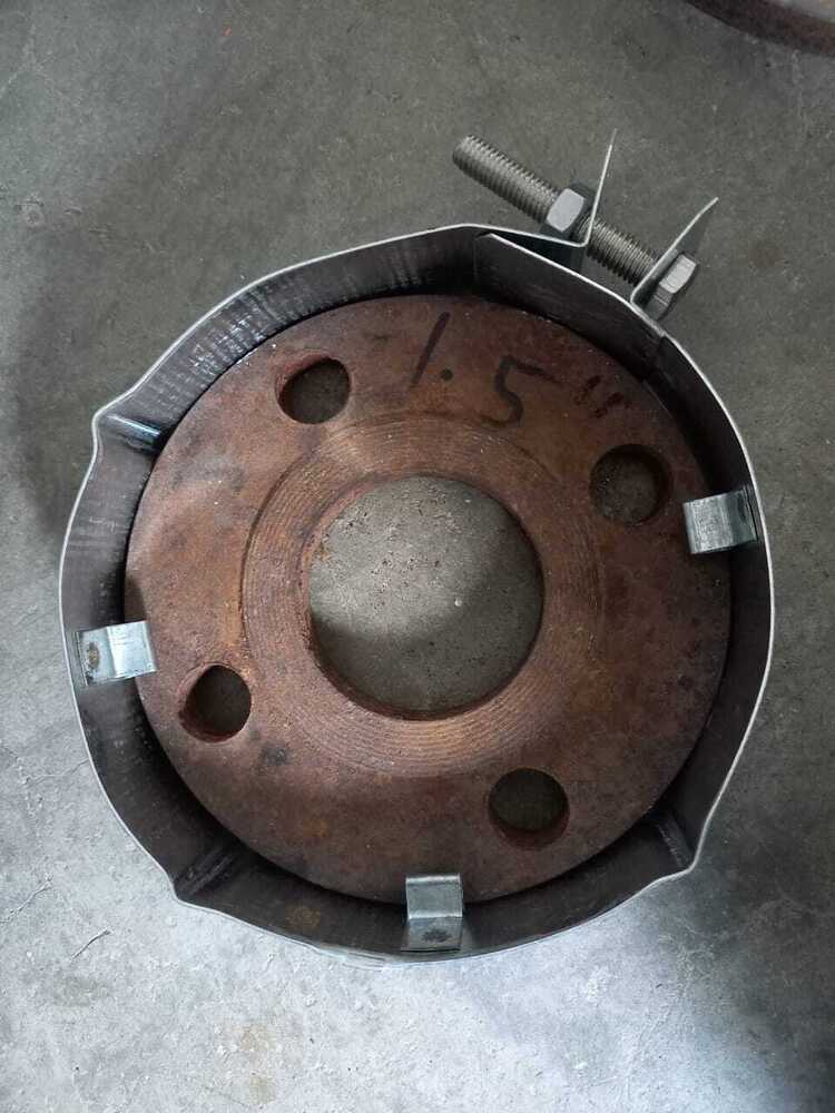 Stainless Steel Flange Guard - Color: Silver