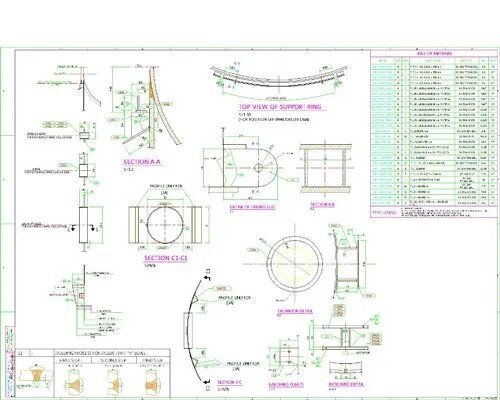 Pressure Vessel Drawing