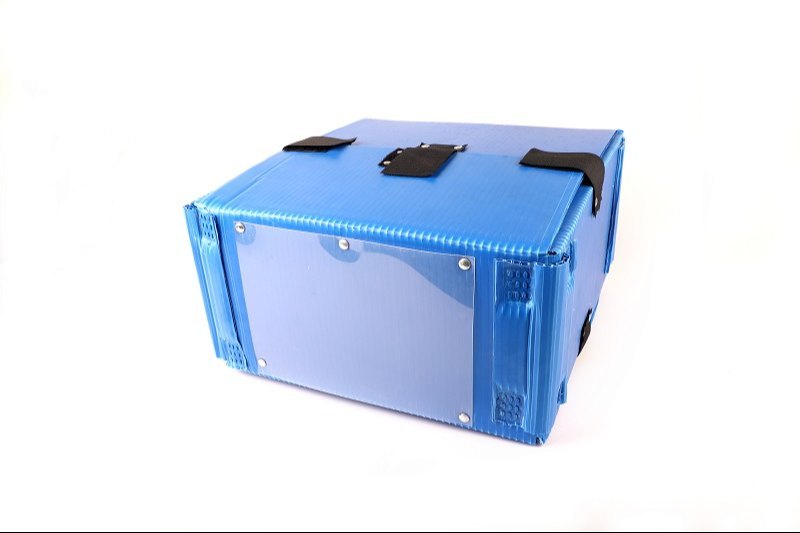 Pp Corrugated Box - Polypropylene Material, Rectangular Shape, Blue Color, 10mm Thickness, 5kg Load Capacity | Lightweight And Durable Design For Storage And Transport
