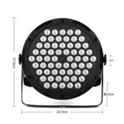 60led Par Light - Color: Black