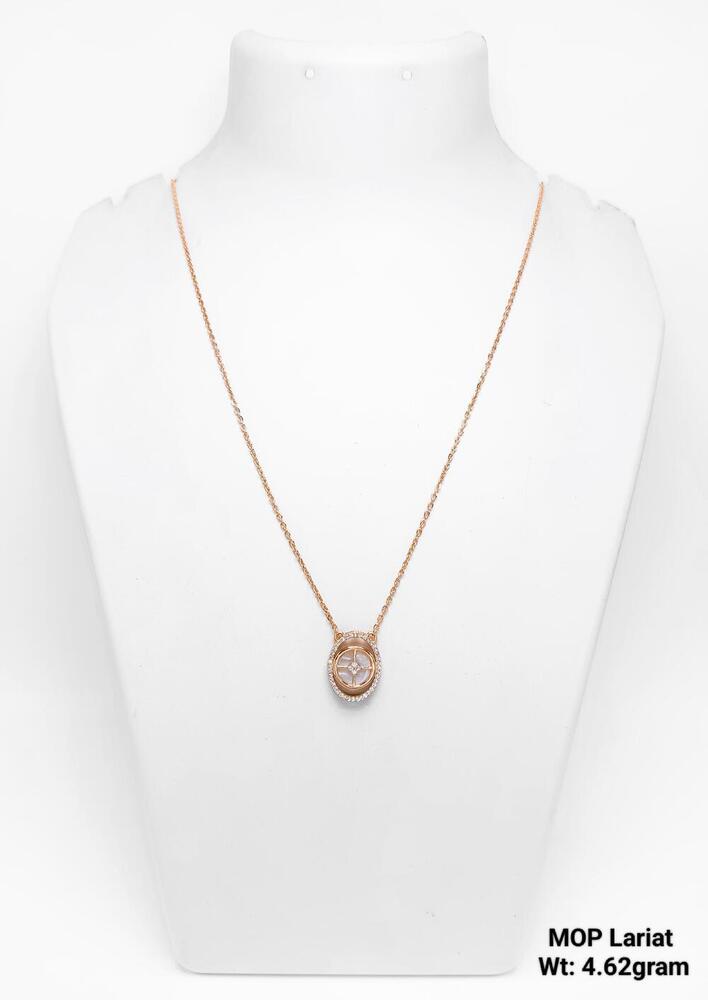 92.5 SILVER MOP LARIAT