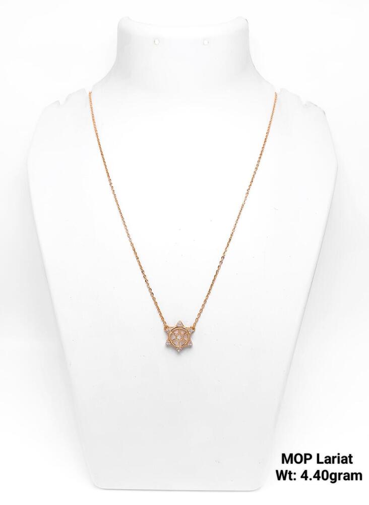 92.5 SILVER MOP LARIAT