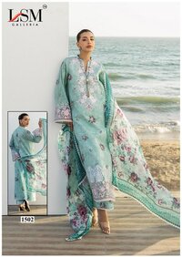 Lsm Pariam Dream Vol-15  Karachi Dress Material