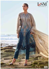 Lsm Pariam Dream Vol-15  Karachi Dress Material