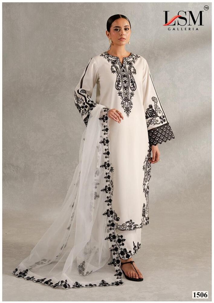 Lsm Pariam Dream Vol-15  Karachi Dress Material