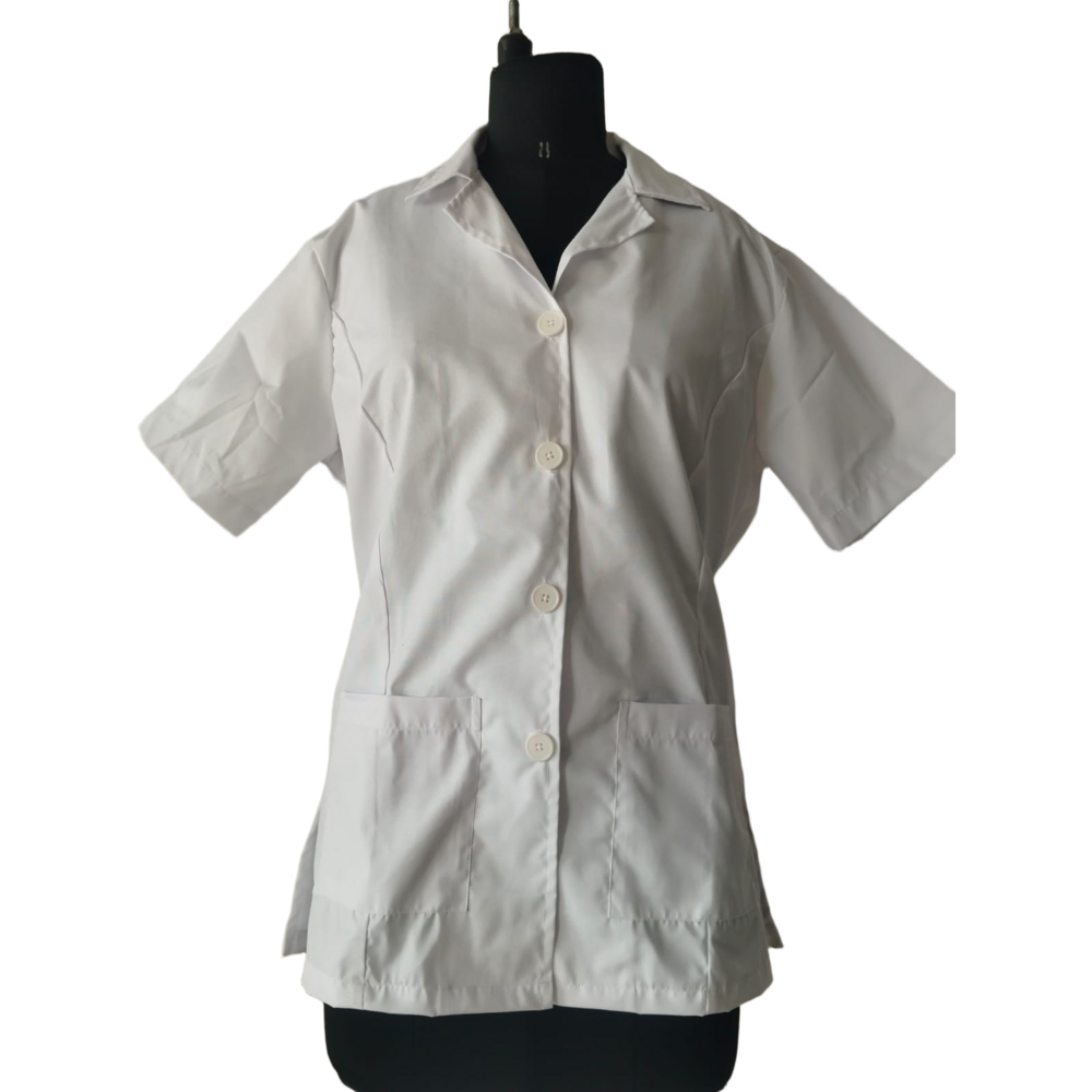 Cotton Lab Coat - Attributes: Hand Wash / Machine Wash