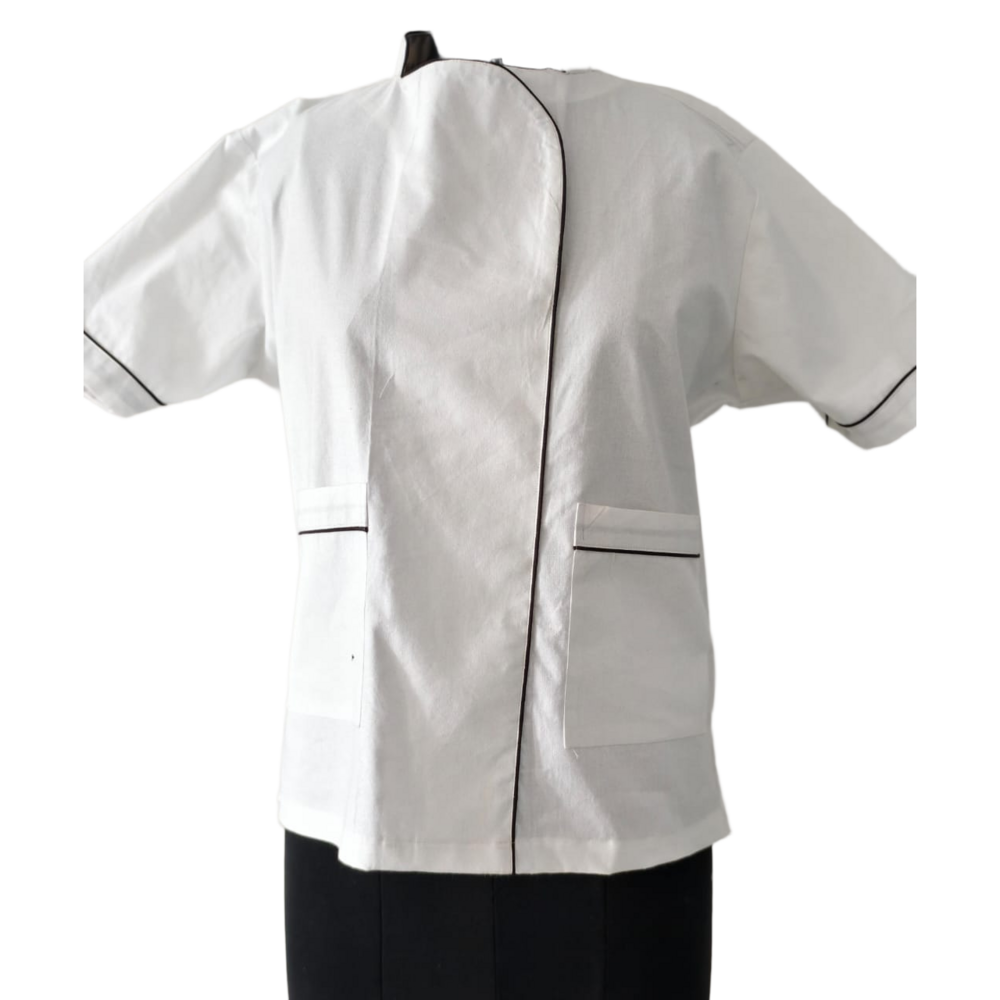 White Chef Coat - Material: Polyester