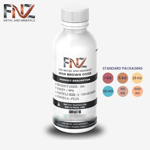 Iron Brown Oxide Powder - Chemical Composition: Fe2O3