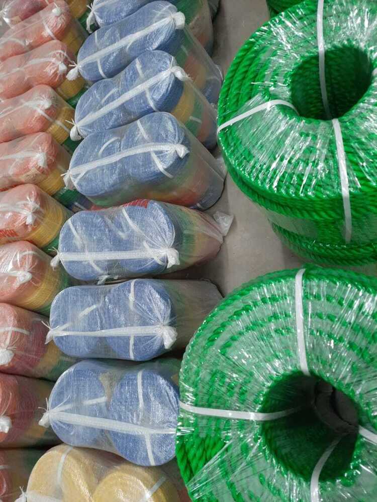 Braided plastic rope