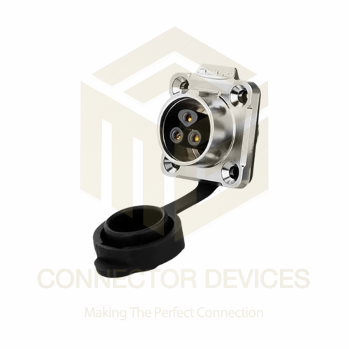 LP16 400V 10A 3Pin Female Socket IP67 Waterproof Power Connector Metal Shell Solder Terminal