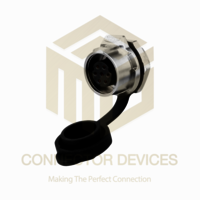 LP16 5A 7Pin Female Socket IP67 Waterproof Power Connector Panel Mount Metal Shell Solder Terminal