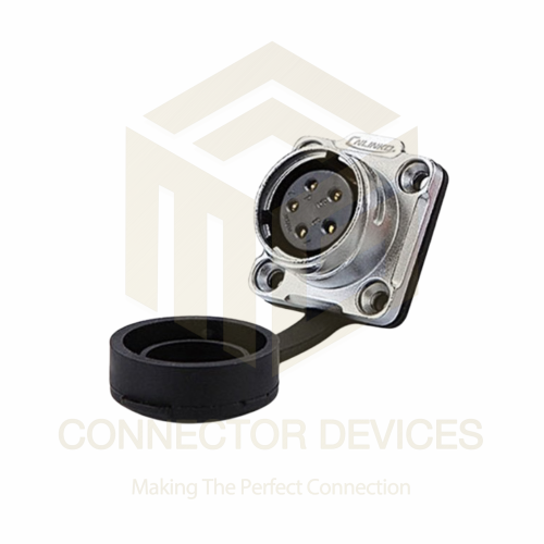 DH20 500V 10A 5Pin Female Socket IP67 Metal Waterproof Power Connector Metal Shell Solder Terminal