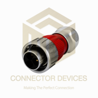 Dh24 500v 25a 3-pin Male Plug Ip67 Waterproof Power Connector Metal Shell Solder Terminal