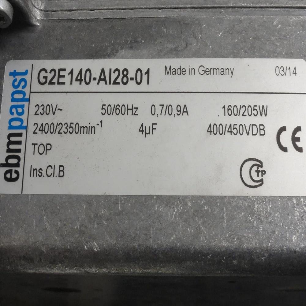 ebm-papst G2E140-AI28-01 , AC CENTRIFUGAL BLOWER