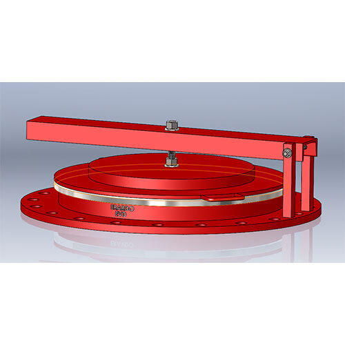 Emergency Vent (Dead Weight Loaded) - Color: Red