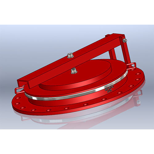 Emergency Vent (Dead Weight Loaded) - Color: Red