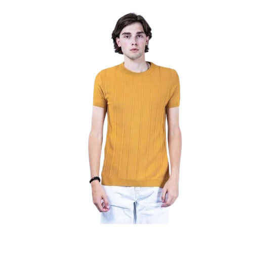 JK Round Neck Knitted Fabric T-shirts