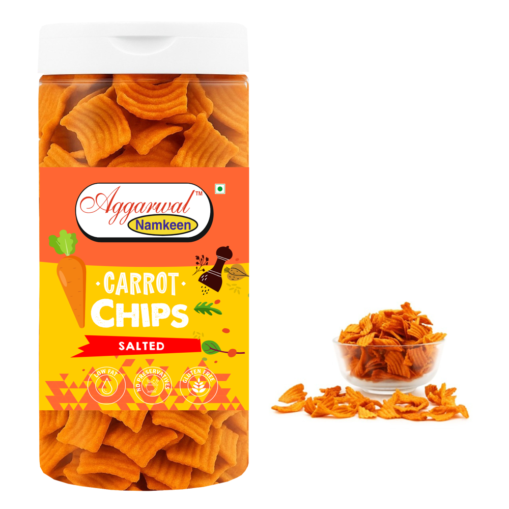 Carrot Salted Chips - Feature: No Artificial Colors Or Flavors
