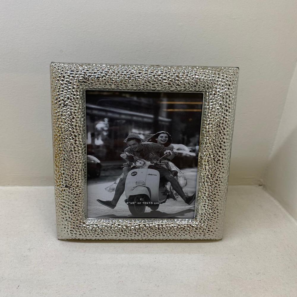 silver plated photo frame