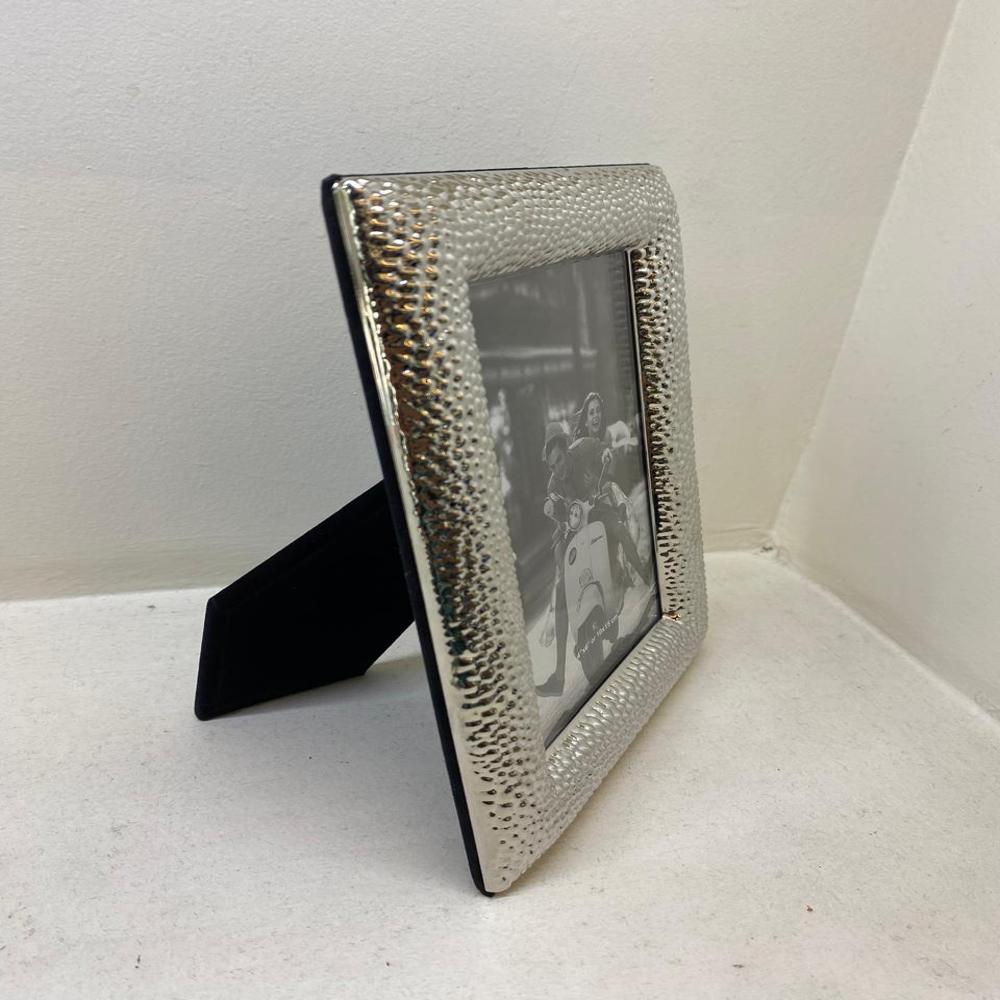 silver plated photo frame
