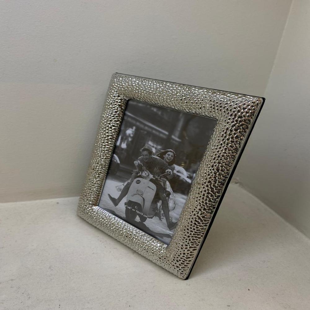 silver plated photo frame