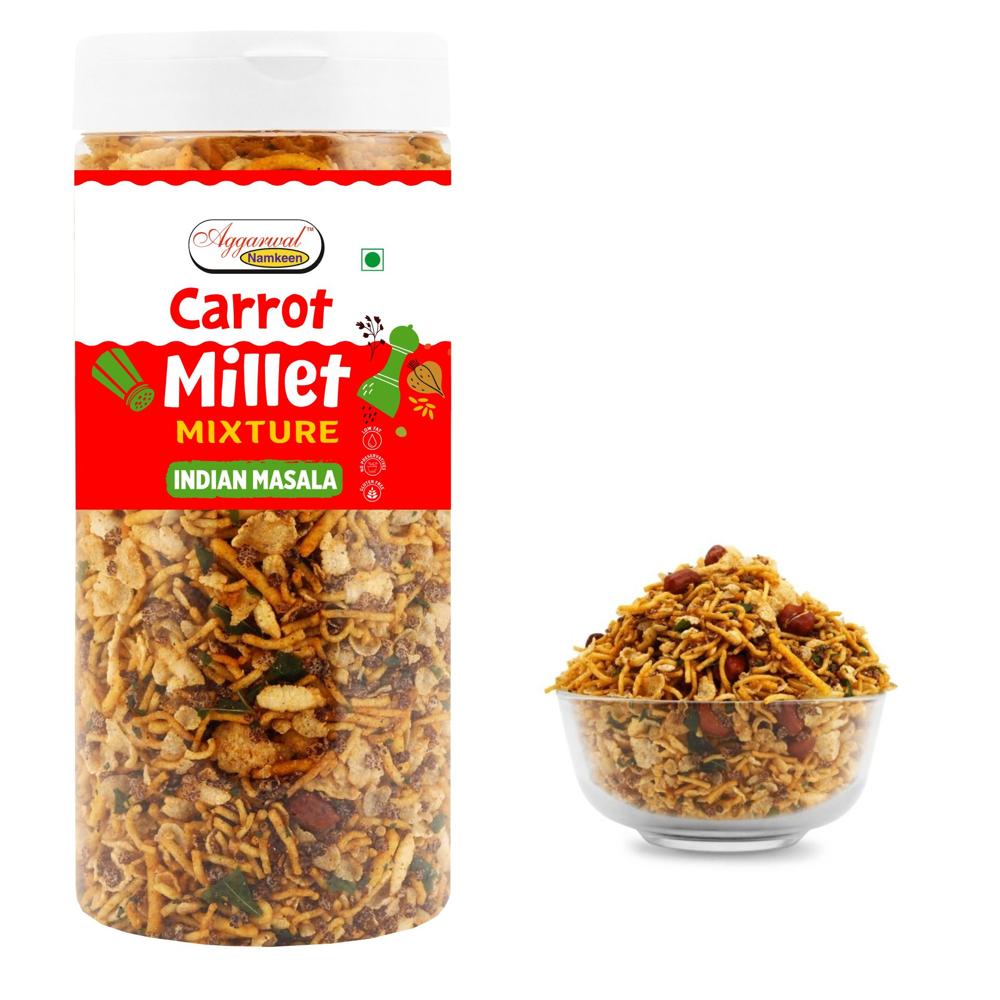 Carrot Millet Mixture Indian Masala - Vegan-friendly, 6 Months Shelf Life | Robust Spicy Flavor For Curries, Stews, And Marinades