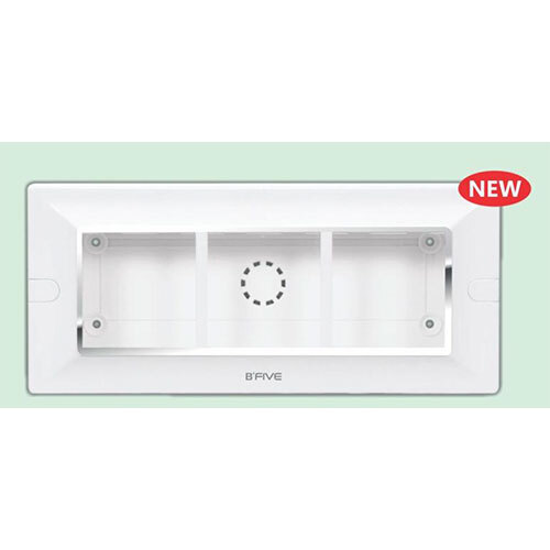 Modular Gang Box Grace Series - Color: White