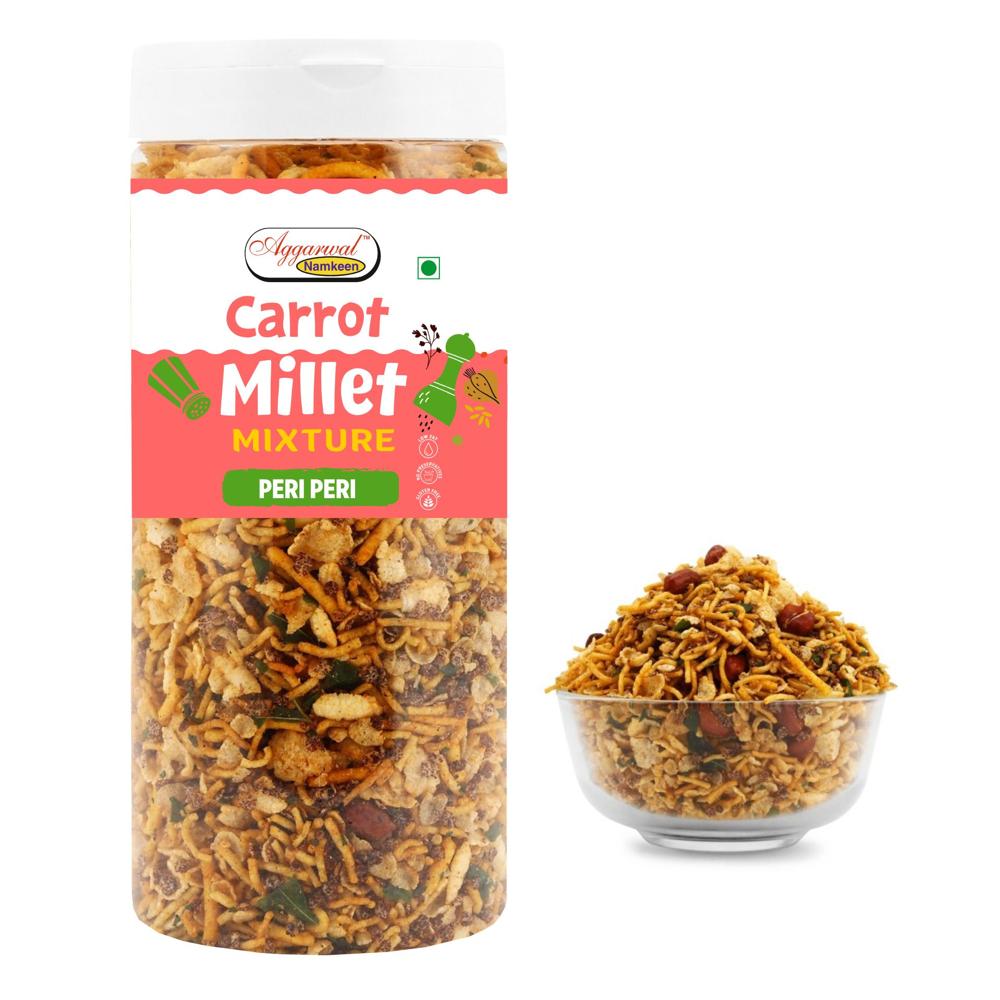 Carrot Millet Mixture Peri Peri - Ingredients: Vegan-friendly