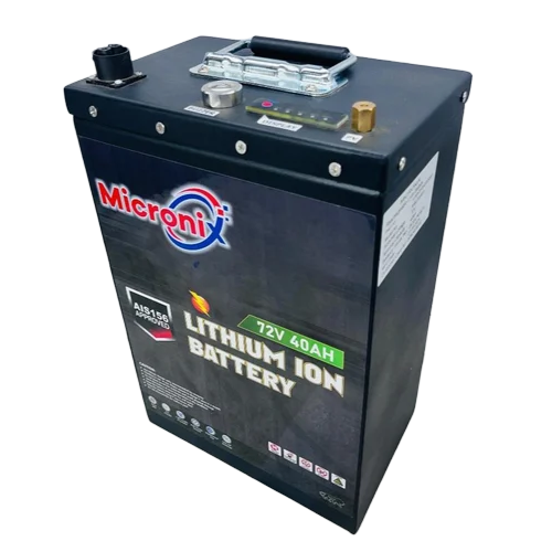 72V 40Ah Li-Ion Ais156 Arai Approved Battery Pack - Features: 100 % Mercury Free