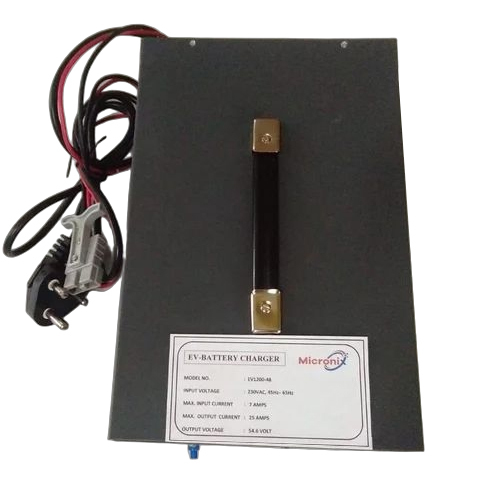 Electric Vehicle Lithium Battery Charger - Color: Black