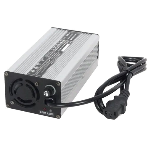 Rechargeable Battery Charger - Color: Silver