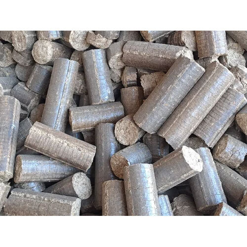 Mustard Stalk Briquette - Material: Saw Dust