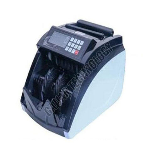 Currency Note Counting Machine - Color: Black And Silver