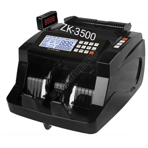 Zektra Zk 3500 Note Counting Machine - Color: Black