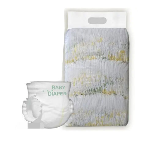 Large Size Diaper - Color: White