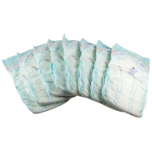 Medium Size Diaper - Color: White