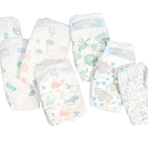 Small Size Baby Disposable Diaper - Color: White
