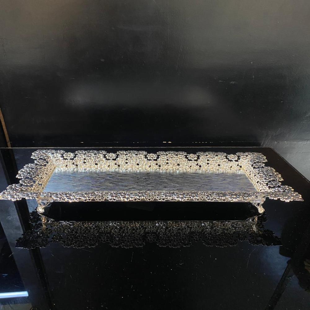 Silver Plated Tray - Material: Metal