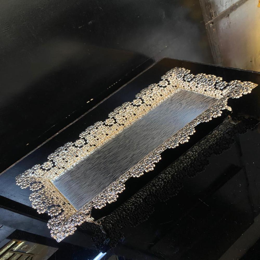silver plated tray