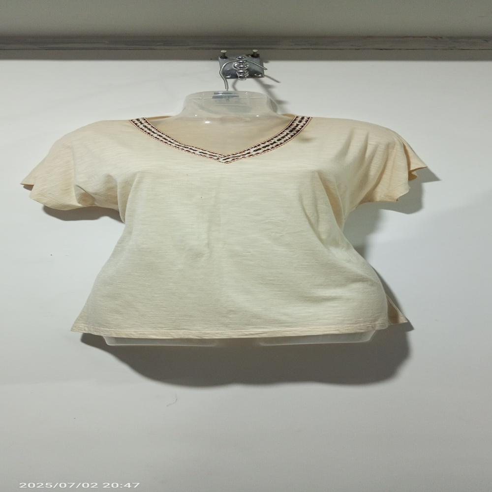Ladies Cotton Top - Color: White
