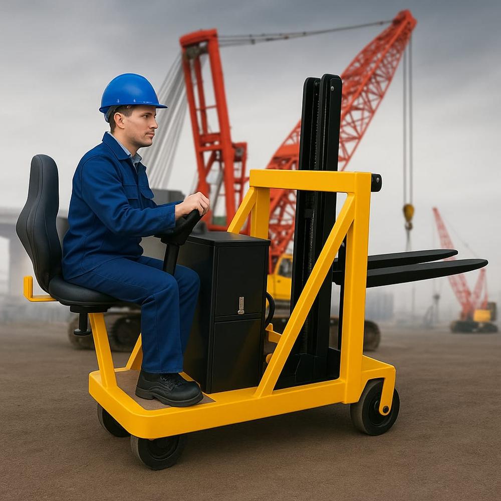 FULLY ELECTRICAL SIT ON PALLET TRUCK