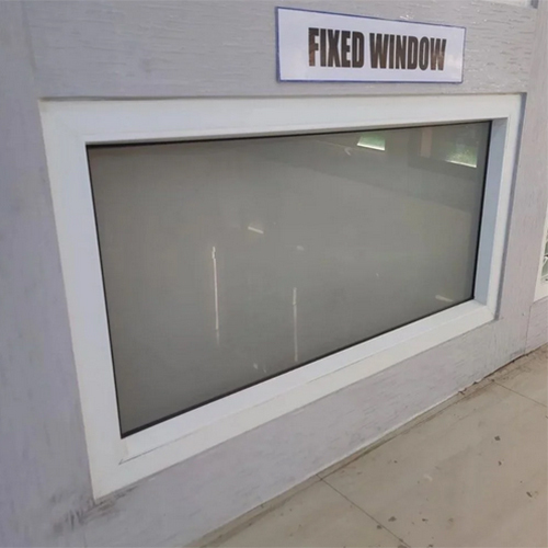 Upvc Fixed Window - Color: White